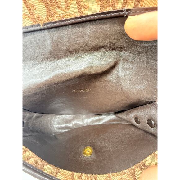 Christian Dior Monogram Trotter Flap Bag with Brown Trim*BEAUTIFUL CONDITION - Picture 14 of 14